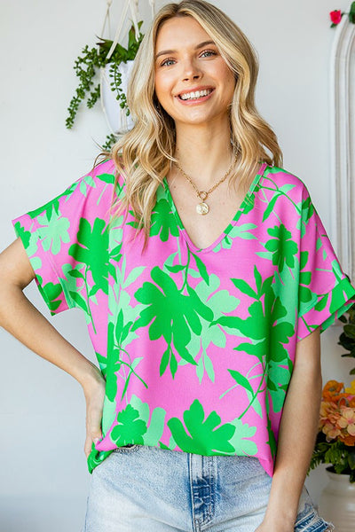 Lilly Leaf Top - 2 Colors