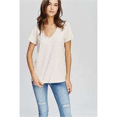 Amie Faux Suede Tee
