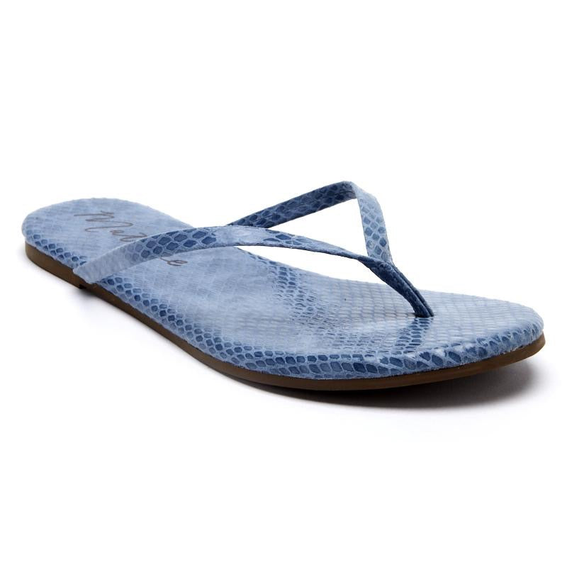 Matisse Malibu Blue Snake Sandal
