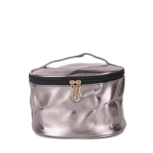 Trixie Metallic Makeup Bag