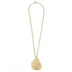 Handcast Gold Oyster Necklace