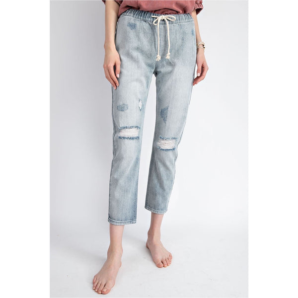Hampshire Cropped Jeans in Light Denim