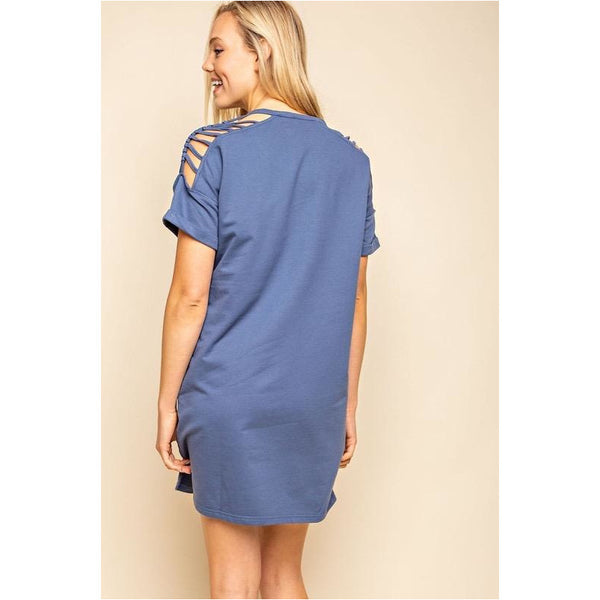 Back Avenue Terry Dress
