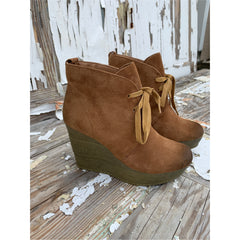 Sbicca Reprise Suede Lace Up Bootie
