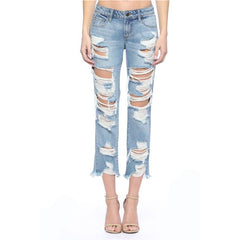 Leesa's Boyfriend Distressed Jeans