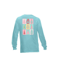 Pastel Christmas Tree Long Sleeve T-shirt