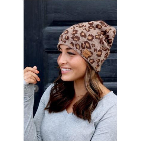 Leopard Beanie