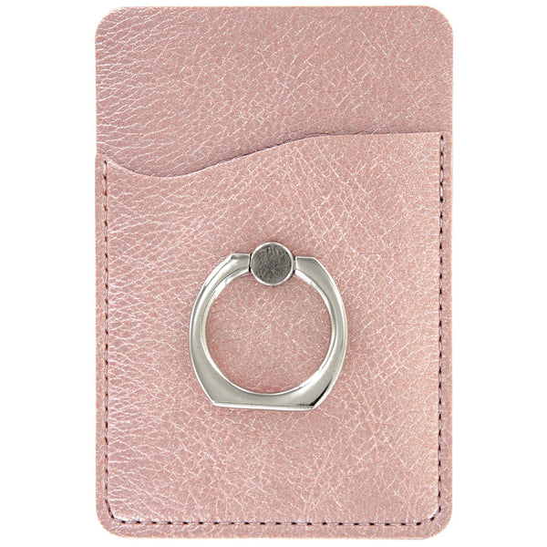 Card Cling Metallic Cardholder