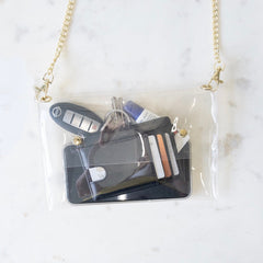 Clear Crossbody Envelope Purse