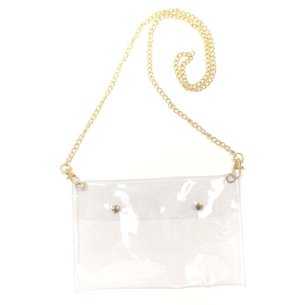 Clear Crossbody Envelope Purse