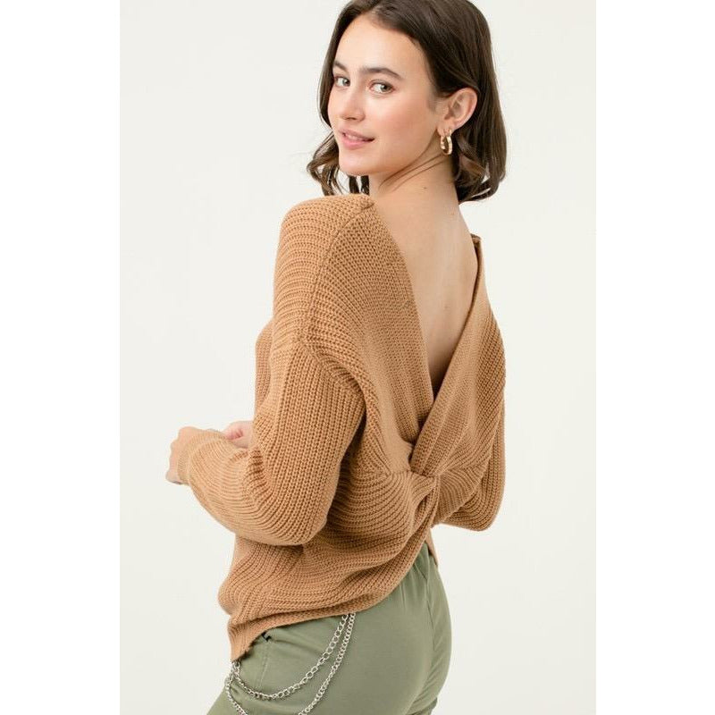 Back sweater top