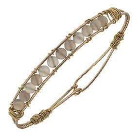 Canvas Artisan Wired Gemstone Bangle