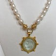 Venetian Glass Coin Necklace