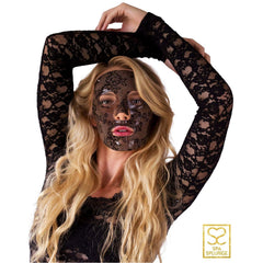 Spa Splurge Black Lace Collagen Mask