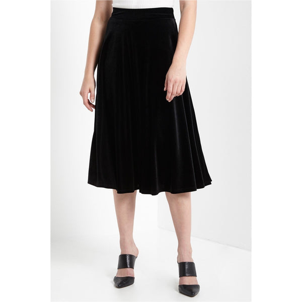Velvet Midi Skirt