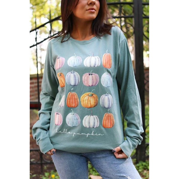 Multi-Color Hello Pumpkin T-Shirt