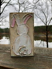 Easter Bunny Wood Block