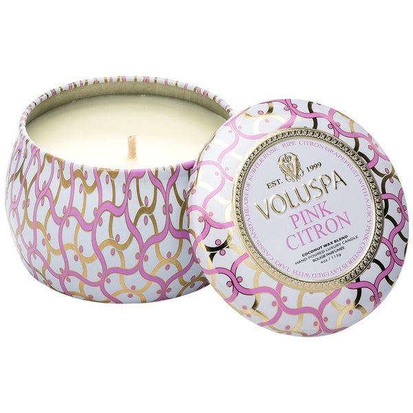 Voluspa Petite Decorative Tin Candle