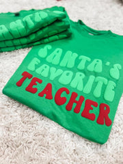 Santa's Favorite Teacher T-Shirt