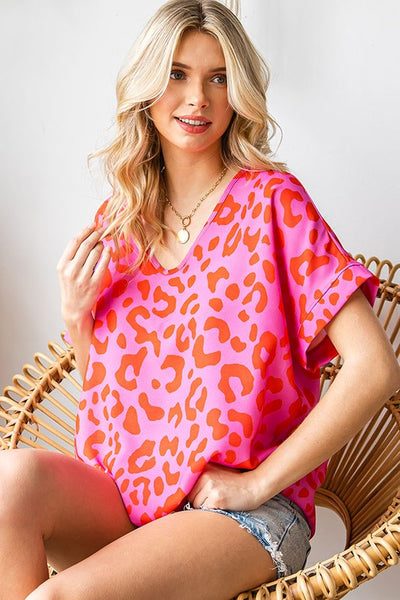 Neon Leopard Top-2 Colors