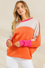 Donna Long Sleeve Top-2 Colors