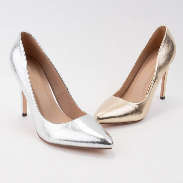 Lana Silver Pumps