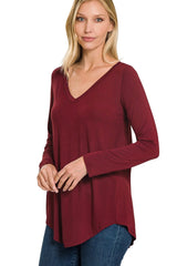 Rosy Long Sleeve T-Shirt-2 Colors