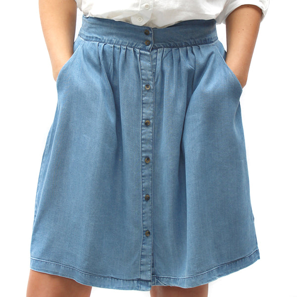 The Royal Standard Josie Denim Skirt