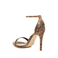 Watch Your Step Snakeskin Heels