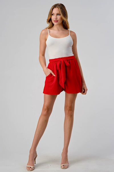 Penny Tie Front Shorts-2 Colors