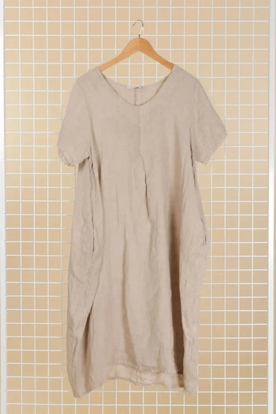 Rome In a Day Linen Dress