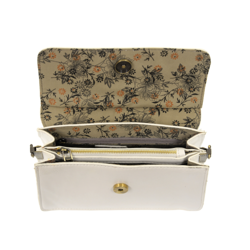 Aria Ring Purse - White
