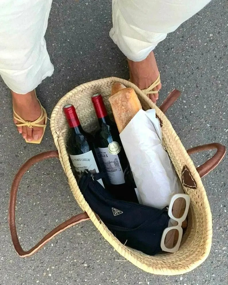 Straw Bag - Havana French Market Basket