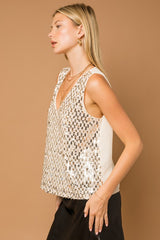 Gillian Sequin Tank