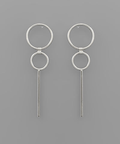 Double Take Earrings-Gold or Silver