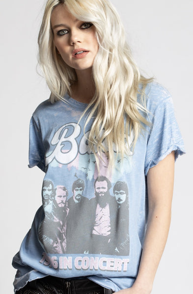 The Band 1976 in Concert Burnout Tee
