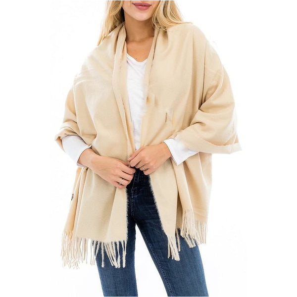 Wool Cashmere Shawl Scarf