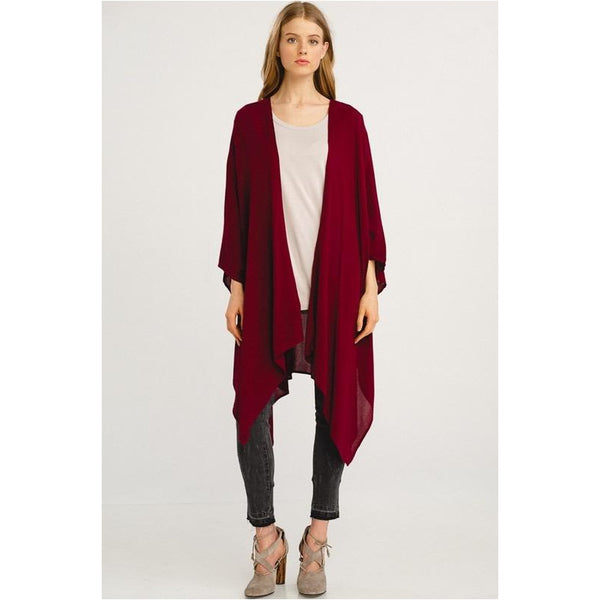 Nova Kimono in Burgundy