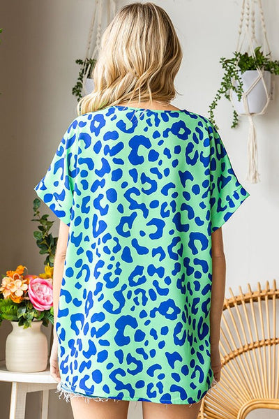Neon Leopard Top-2 Colors