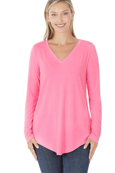 Rosy Long Sleeve T-Shirt-2 Colors