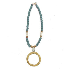 Mary Square Atlantic Necklace