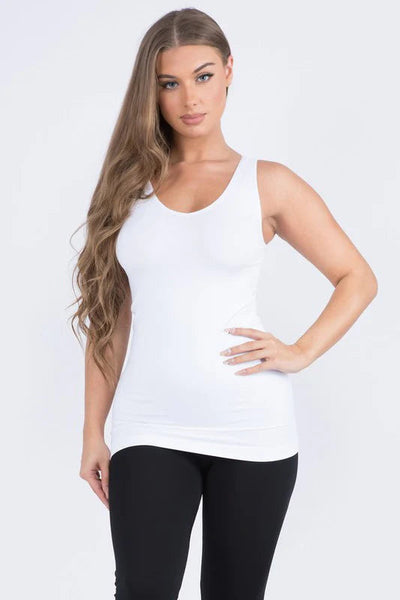 Reversible V or U Neckline Seamless Tank