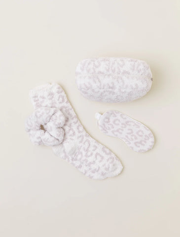 Barefoot Dreams Barefoot in the Wild™ Eye Mask, Scrunchie and Sock Set-2 Colors