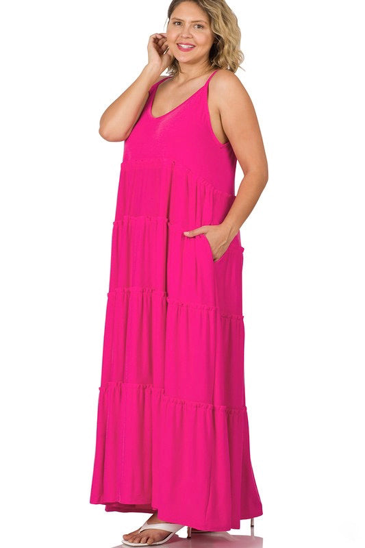 Bohemian Rhapsody Tiered Maxi Dress – A Little Bird Boutique