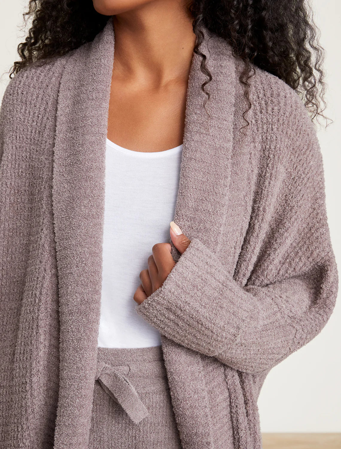 Lazy Waffle Cardigan  ASH MOCHA – Sou Comfy