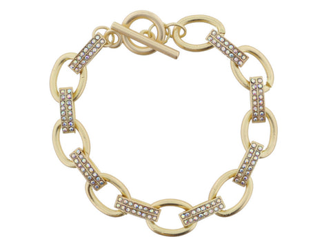 Gabbie Gold Hoops with Pearls