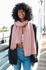 Frayed Edge Scarf-2 Colors
