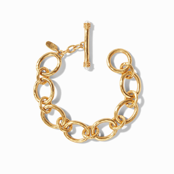 Julie Vos Catalina Demi Link Bracelet Gold Pearl