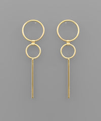 Double Take Earrings-Gold or Silver