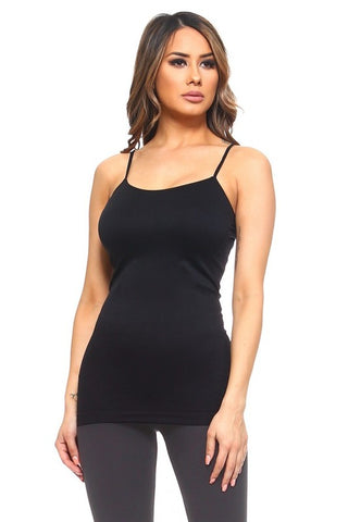 Bayles Ribbed Padded Tank Top - 3 Colors